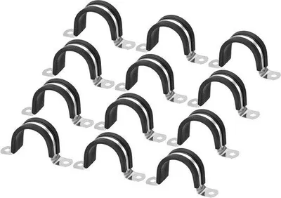 Immagine prodotto di Fissaggio a clip con ammortizzatore in acciaio inossidabile da 42 mm per tubo flessibile