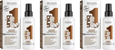 Produktbild von Uniq One Hair Treatment Coconut 3x150 ml
