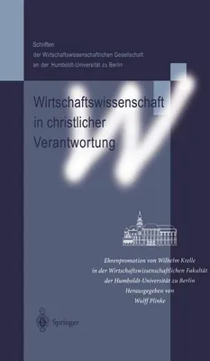Immagine prodotto di Wirtschaftswissenschaft in christlicher Verantwortung
