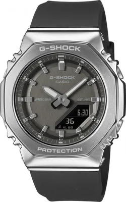 Produktbild von Casio G-Shock Armbanduhr Damen GM-S2110-1A1ER Edelstahl, Resin