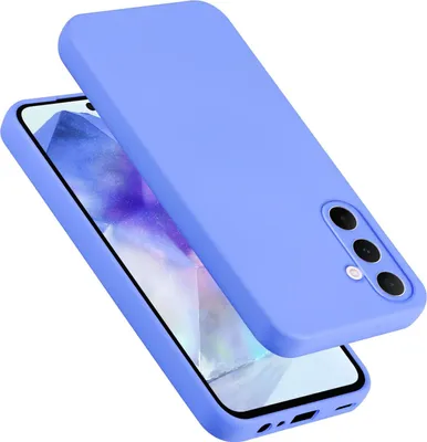Produktbild von Cadorabo Hülle für Samsung Galaxy A55 Hülle Silikon Handyhülle Case aus flüssigem Silikon, Kratzfeste und stoßfeste Schutzhülle für Samsung Galaxy A55