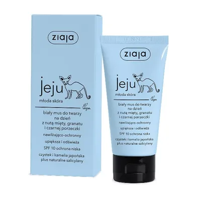 Produktbild von Ziaja Jeju Weißer Gesichts Schaum für junge Haut, 50 ml