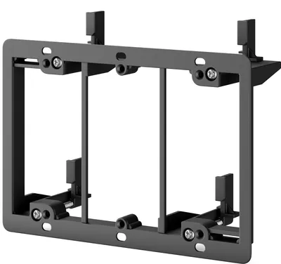 Produktbild von deleyCON Einbaurahmen für Multimedia Wanddosen Wandplatte Einfache und Schnelle Installation Robuste und Haltbare Ausführung