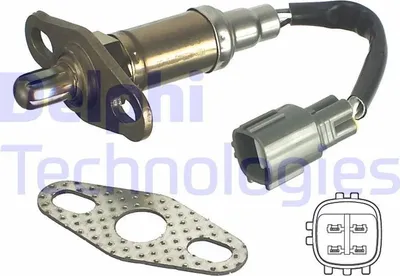 Produktbild von DELPHI Lambdasonde für TOYOTA COROLLA Liftback (E11) Beheizt 190mm ES11112-12B1