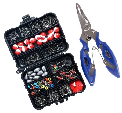 Imagen del producto de Kit de pesca portátil con caja de almacenamiento