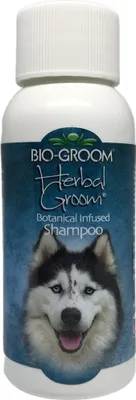 Immagine prodotto di BioGroom Herbal Groom Shampoo per cani senza lacrime e senza solfati, concentrato 1:4, 59 ml (diluito 295 ml)
