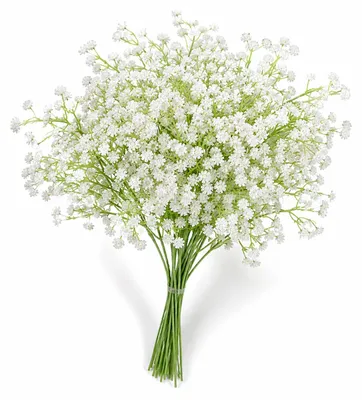 Kunstblumen weiß 20 Stiele Seelilien Nelken für Hochzeit Deko