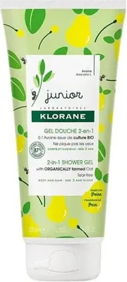 Zdjęcie produktu dla Klorane Junior szampon i żel pod prysznic 2w1 2-in-1 Shower Gel 200 ml