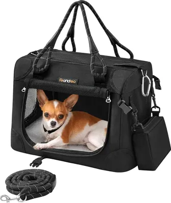 Immagine prodotto di Borsa per cani Feandrea 42 x 30 x 30 cm, nera