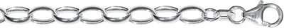 Immagine prodotto di Collana Erbs ovale 5,00 mm 925/- argento bianco 80 cm