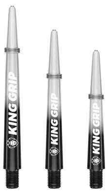 Produktbild von KOTO King Grip Colors Black Clear - Dart Shafts