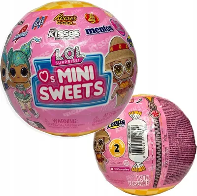 Produktbild von L.O.L. Surprise! Loves Mini Sweets Dolls S2 Asst, Mini-Puppe, Weiblich, 4 Jahr(e), Junge/Mädchen, 36,3 mm, 54,545 g