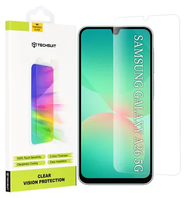 Produktbild von Techsuit Clear Vision Glass Displayschutzfolie fr Samsung Galaxy A26 - Transparent