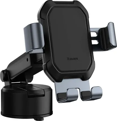 Immagine prodotto di Baseus supporto auto cruscotto parabrezza supporto gravità automatico nero (SUYL-TK01)
