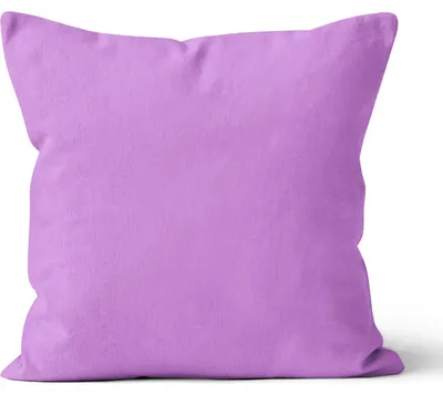 Imagen del producto de Funda de cojín de microfibra, 40x40 cm, color lavanda