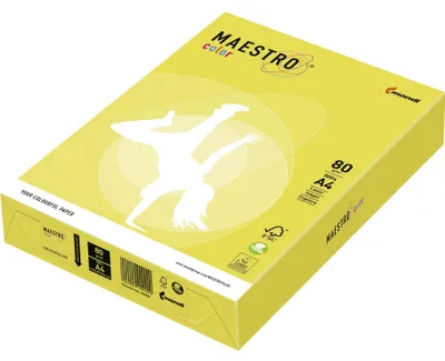 Produktbild von Mondi Maestro Color kanariengelb 80g/m² DIN-A3 - 500 Blatt CY39