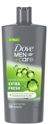 Produktbild von Dove Douchegel - 700ml - men care - refreshing extra fresh