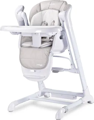 Produktbild von Caretero Indigo hellgrau 2in1 Hochstuhl
