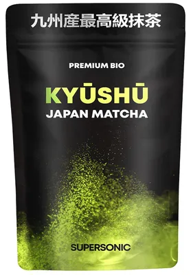 Produktbild von SUPERSONIC Matcha Kyushu 80 g – japanischer Grüntee in Pulverform, 100 % Matcha, ohne Zusätze