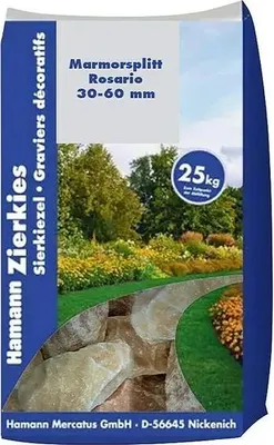 Produktbild von Marmorsplitt Rosario 30-60 mm 25 kg