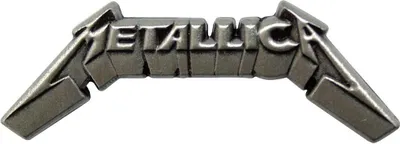 Produktbild von Metallica - 3D-Logo - Abzeichen - Zink-Legierung RO12200 (Einheitsgröße) (Silber)