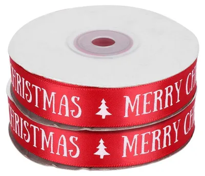 Immagine prodotto di Nastro di raso per confezioni regalo, 2 rotoli