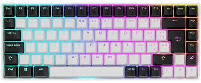 Produktbild von Sharkoon SKILLER SGK50 S3, Kabelgebunden, USB, Mechanischer Switch, QWERTY, RGB-LED, Weiß
