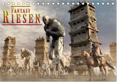 Produktbild von Fantasy Riesen (Tischkalender 2025 DIN A5 quer), CALVENDO Monatskalender