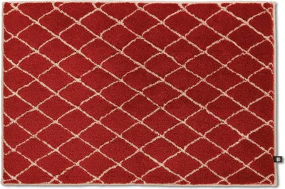 Produktbild von Rhomtuft Badteppich Rhom eckig m.abgerundeten Kanten 70 x 120 cm  Farbe  erdbeer/crevette
