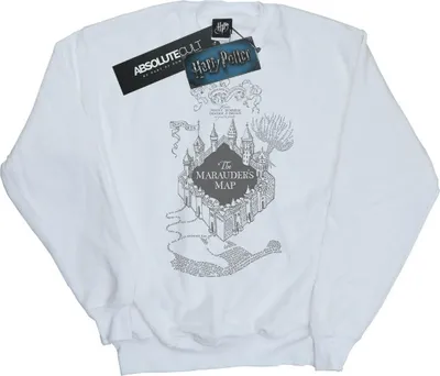 Produktbild von Harry Potter - "The Marauder's Map" Sweatshirt für Herren BI27358 (M) (Weiß)