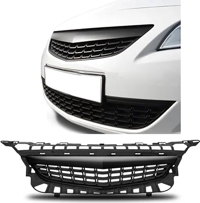 Produktbild von Sport Kühlergrill Grill ohne Emblem Schwarz für Opel Astra J 5 Türer 09-12
