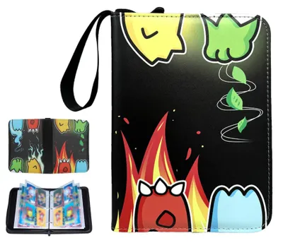 Imagen del producto de Álbum para tarjetas coleccionables con 50 páginas, ideal para guardar hasta 400 tarjetas
