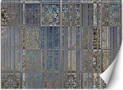 Produktbild von Vlies fototapete Orient Mandala Blau 250x175 cm Feeby Blau inkl. Kleber einfache Montage