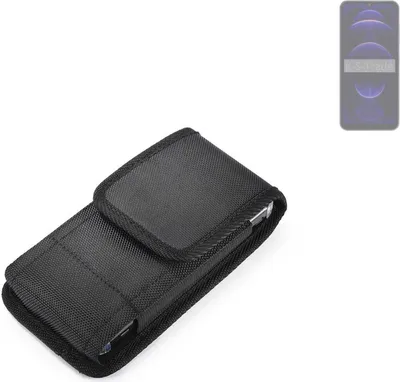 Produktbild von Holster Gürteltasche kompatibel mit Hotwav Note 13 Holster Gürtel Tasche wasserabweisend Handy Hülle Schutz Hülle Outdoor schwarz K-S-Trade