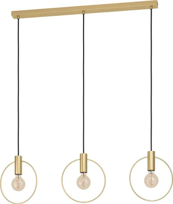 Immagine prodotto di Eglo 98835 MANIZALES E27 tripla lampada a sospensione 1010x50mm Ottone spazzolato