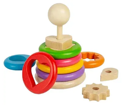 Obrázok produktu pre Bigjigs Toys Tajný stohovač tvarov