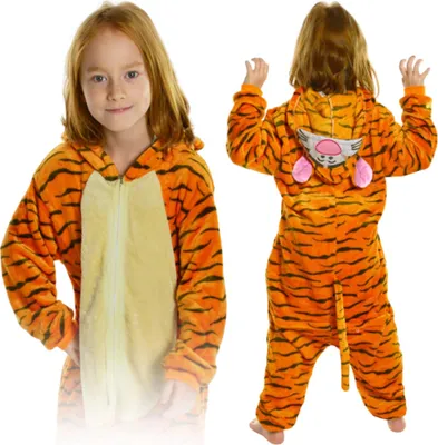 Immagine prodotto di Pigiama tigrottino per bambini, tuta intera kigurumi, costume di carnevale 110-116