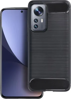 Image de Housse de protection en carbone compatible avec SAMSUNG GALAXY A16 5G Housse souple en silicone carbone noir