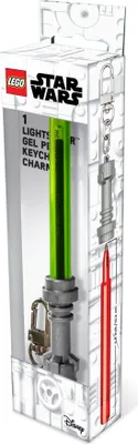 Produktbild von LEGO Star Wars Gelstift mit Clip Limettengrün