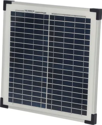 Produktbild von Solarmodul 15W inkl. Halterung, mit Croco-Anschluss