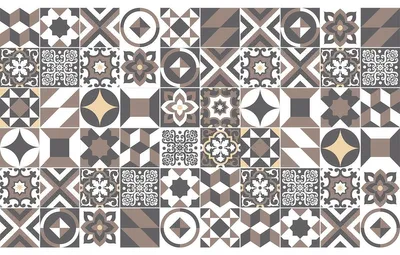 Immagine prodotto di Adesivi decorativi per mobili – 60 adesivi per mobili effetto piastrelle in cemento Valérioto – 60 adesivi da 20 x 20 cm