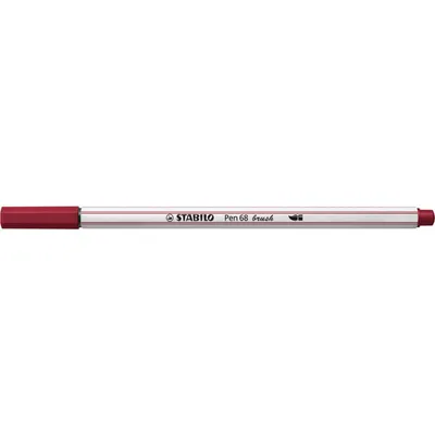Obrázek produktu pro STABILO Pen 68 brush, 1 barva/barev, Purpurová, Štětičkový hrot, Vlákno, Purpurová, Bílá, Šestihranný