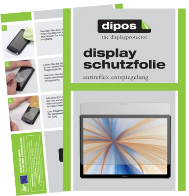 Produktbild von 2x Schutzfolie für Huawei MateBook E (2019) matt Displayschutzfolie Folie Display Schutz dipos