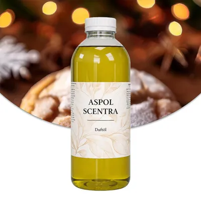 Produktbild von Aspol Scentra Weihnachts-Gewürzkeks UFIREADY Duftöl für Kerzen 1000 ml, KI-generiertes Bild