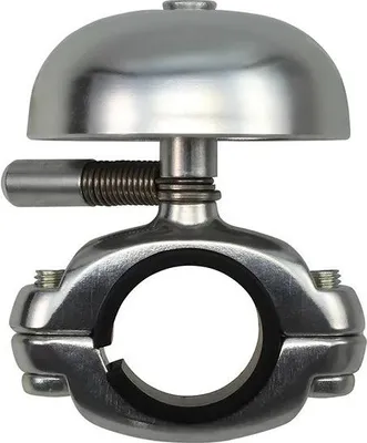 Produktbild von Fahrradklingel - Mini Karen Die Cast Mount - Poliertes Silber - Crane Bell
