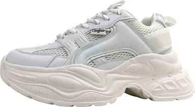 Produktbild von Buffalo Yuno Damenschuhe Schnürschuhe  Weiß Freizeit, Schuhgröße:39 EU