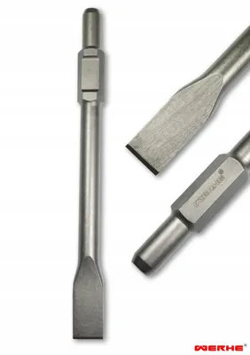 Zdjęcie produktu dla Dłuto do betonu Płaskie - 35x410 mm Hex 30mm