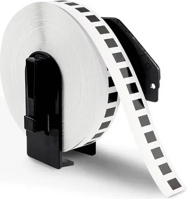 Produktbild von Brother DK-22214 kompatible Etikettenrollen - 12 mm x 30,48 mm