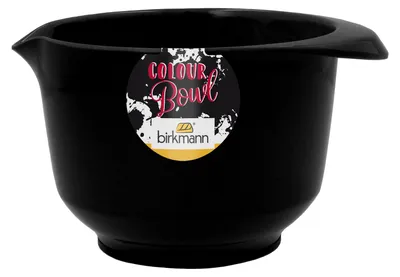 Produktbild von BIRKMANN Rühr- und Servierschüssel, 1 Liter, schwarz, aus Melamin, standfest, kratzfest, BPA-frei, 70