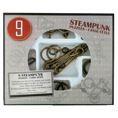 Immagine prodotto di Puzzle Steampunk grigio, 9 pezzi.